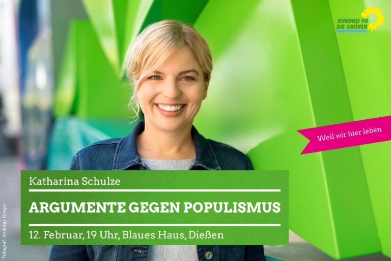 Argumente gegen Populismus – konstruktiver gesellschaftlicher Diskurs in Zeiten von ‚Fake News‘ – mit Katharina Schulze